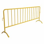 Vestil Yellow Barrier, Curved Feet PRAIL-102-Y